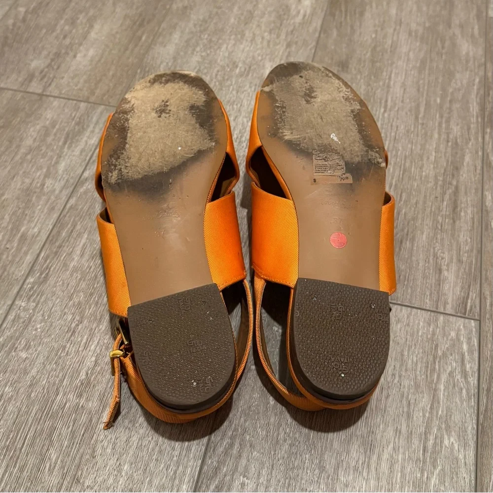 & Other Stories Criss Cross Slingback Open Toe Flat Sandals - Picture 9 of 9